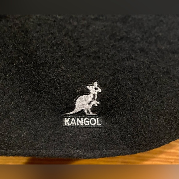 EUC Kangol Men’s Black Wool Dillon Hat, size medium, Cabbie Driving Newsboy - Picture 6 of 6